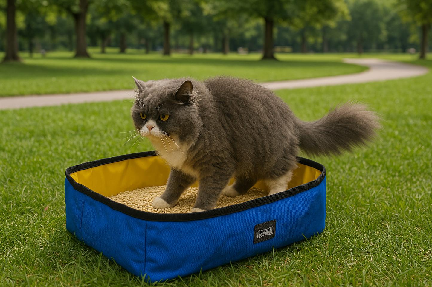 Venicat Portable Folding Cat Litter Box