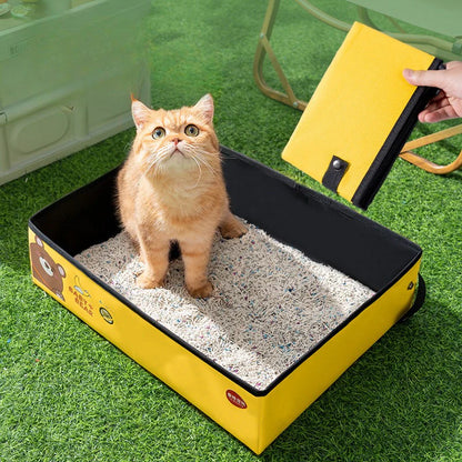 Venicat Portable Folding Cat Litter Box