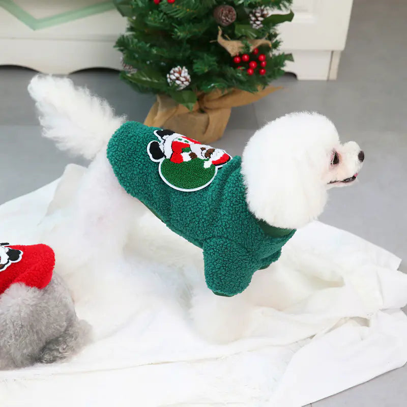 Medium-sized Christmas Pet Clothing for Autumn & Winter
