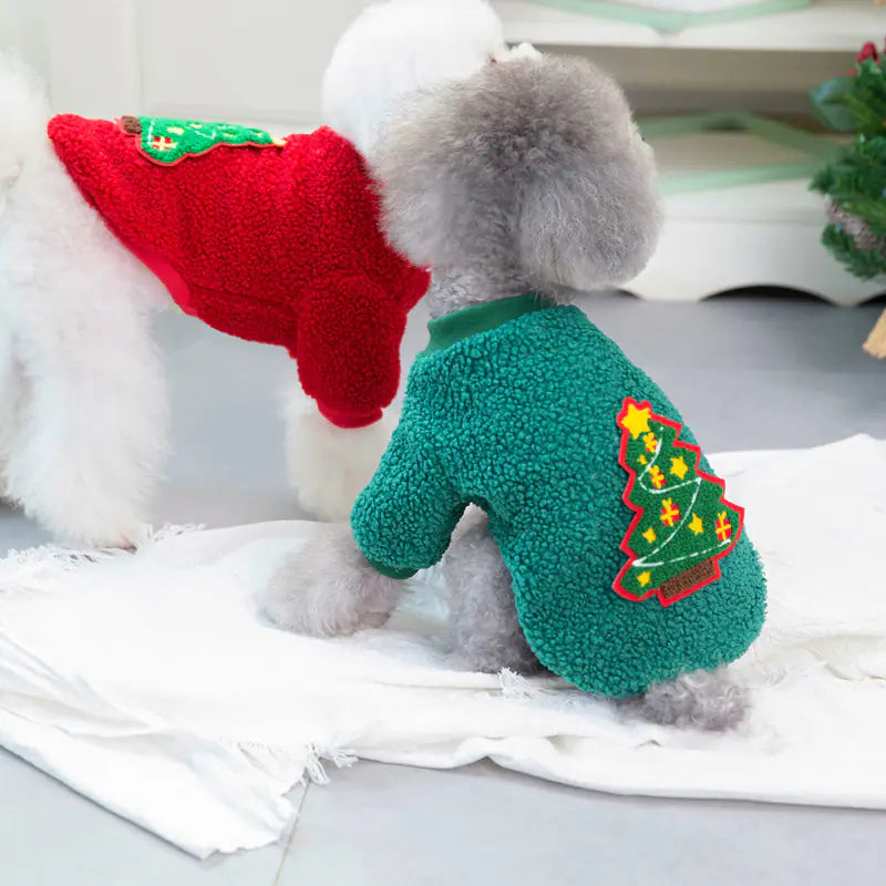 Medium-sized Christmas Pet Clothing for Autumn & Winter