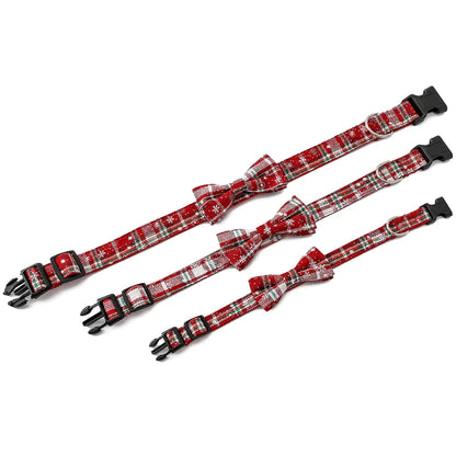 venicat Snowflake Bowtie Holiday Pet Set
