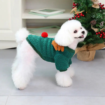 Medium-sized Christmas Pet Clothing for Autumn & Winter