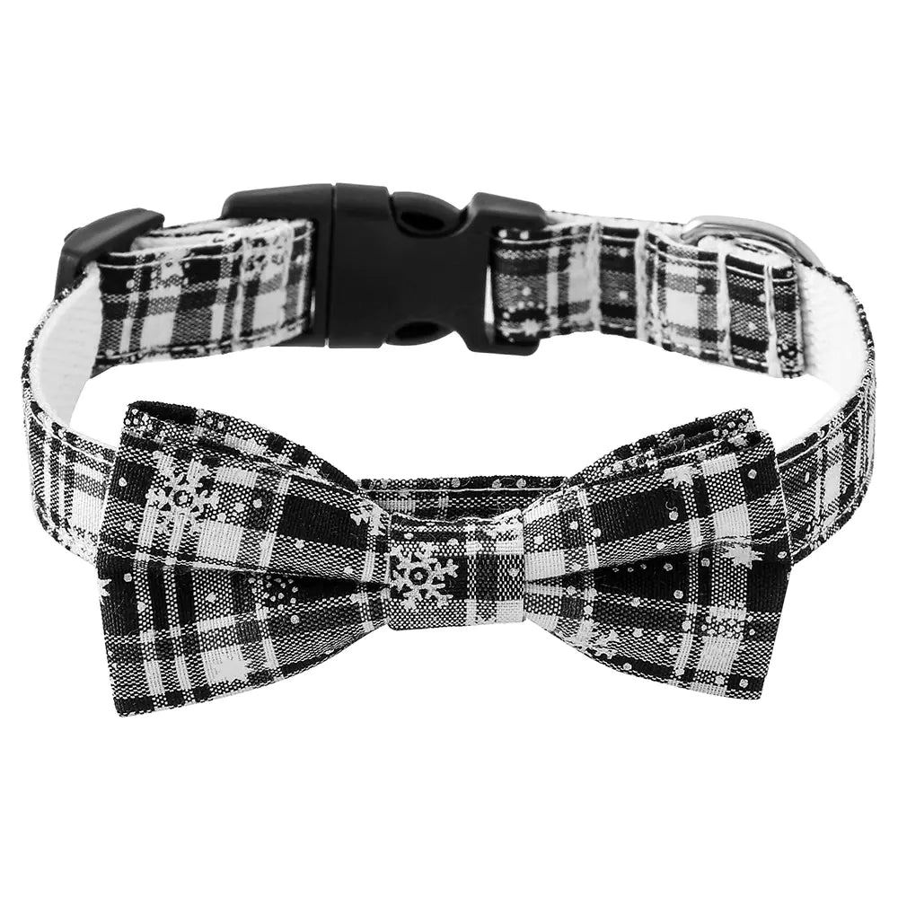 venicat Snowflake Bowtie Holiday Pet Set