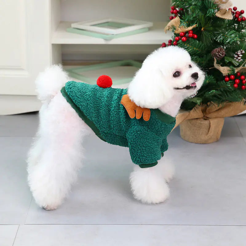 Medium-sized Christmas Pet Clothing for Autumn & Winter