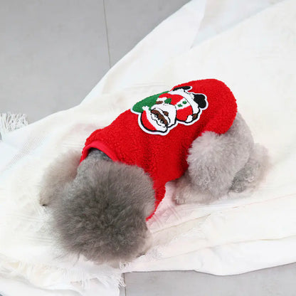Medium-sized Christmas Pet Clothing for Autumn & Winter