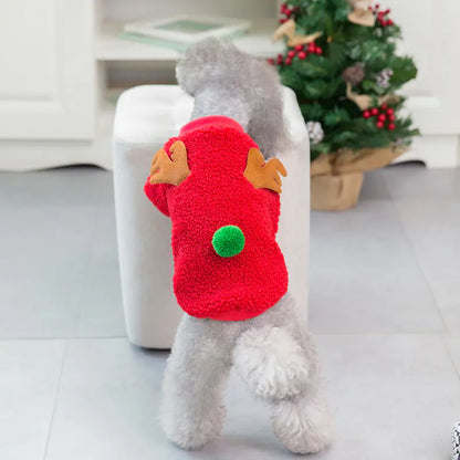 Medium-sized Christmas Pet Clothing for Autumn & Winter