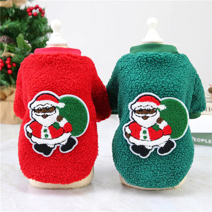 Medium-sized Christmas Pet Clothing for Autumn & Winter
