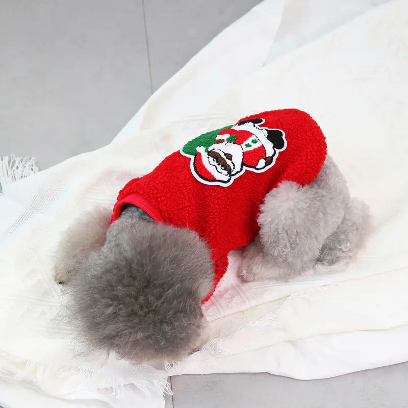 Medium-sized Christmas Pet Clothing for Autumn & Winter